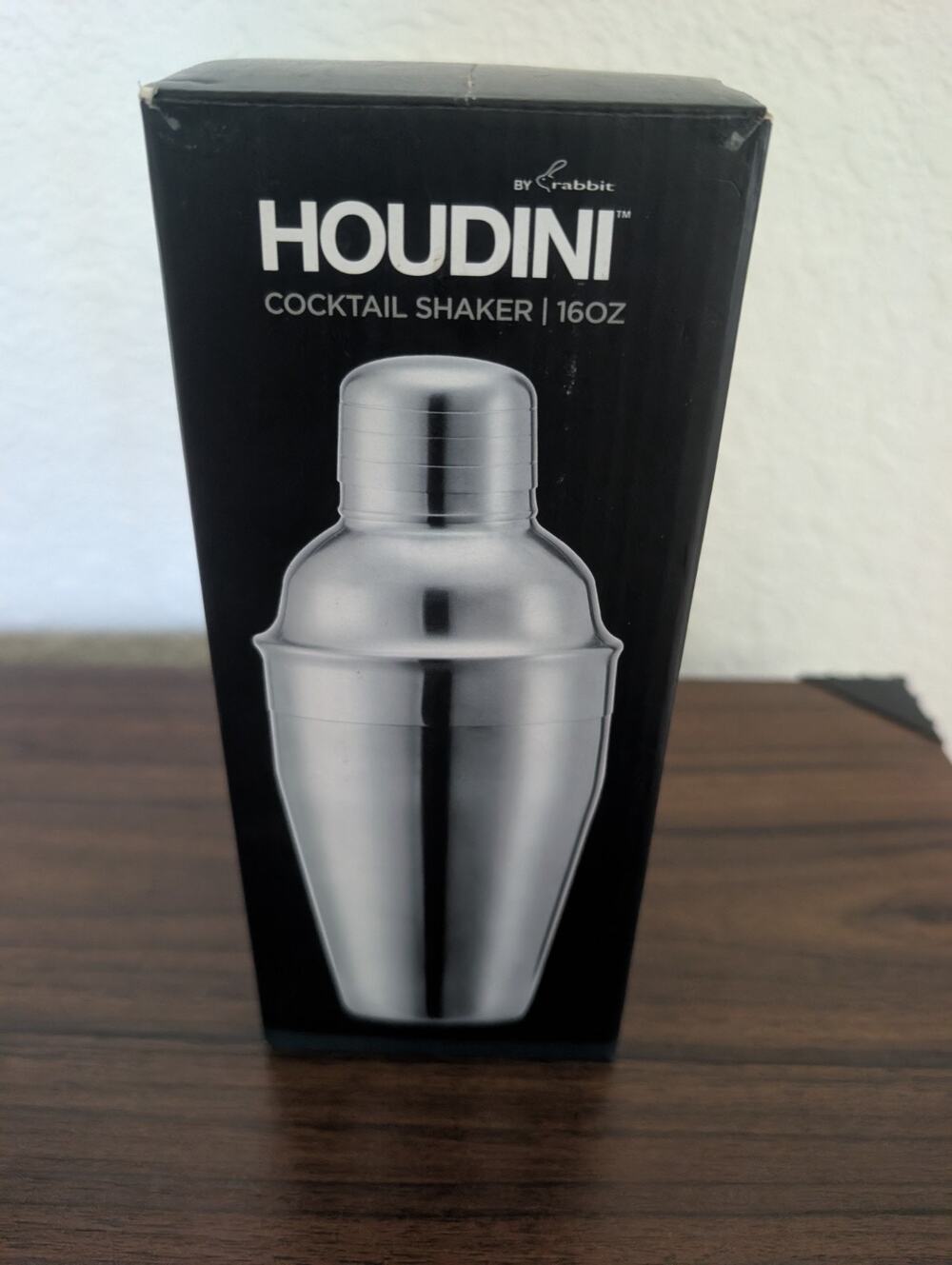 Houdini Cocktail Shaker, 16 ounces, STAINLESS New Martini Shaker